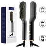 ANLAN Beard Hair Straightening Brush Hot Heated Comb Men Beard Multifunctional Straightener Ceramic Comb Quick Hair Styler