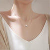 New Fashion Cat Curved Simple Personality 925 Sterling Silver Jewelry Cute Animal Walking Cat Clavicle Chain Necklaces N090