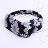 Fashion Women Girls Summer Bohemian Hair Bands Print Headbands Vintage Cross Turban Bandage Bandanas HairBands Hair Accessories