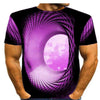 Effet optique 3D, tee-shirt pour homme.