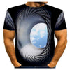 Effet optique 3D, tee-shirt pour homme.