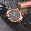 Rose Gold Women Watch 2021 Top Brand Luxury Magnetic Starry Sky Lady Wrist Watch Mesh Female Clock For Dropship relogio feminino