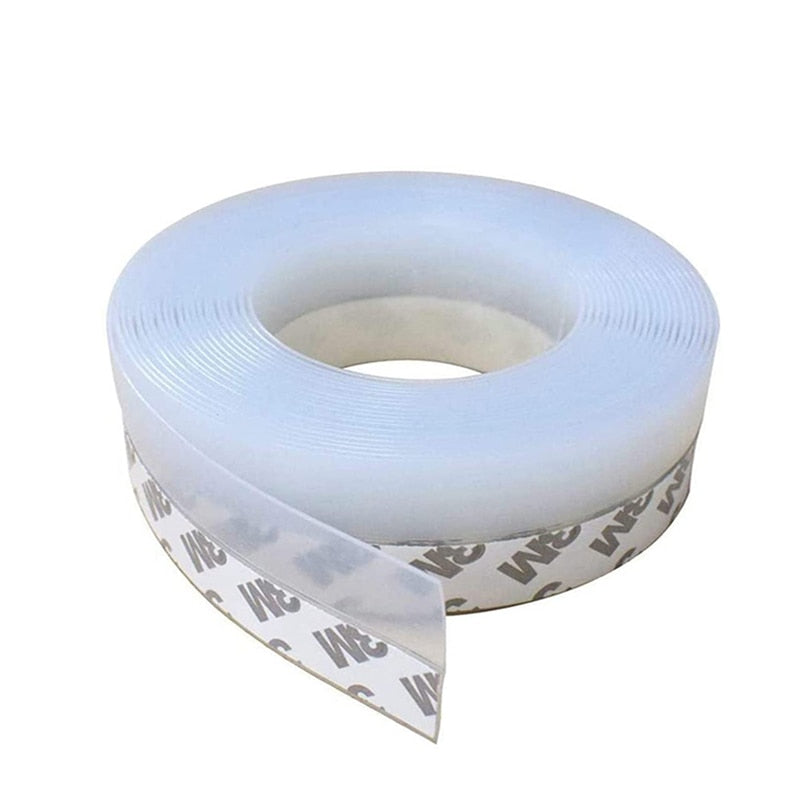 5M Door Bottom Seal Strip Weather Window Rubber Seal Weatherstrip Windproof Dust Self Adhesive Door Windshield Sealing Tape