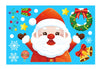 2022 Removable Christmas PVC Static Sticker Santa Elk Window Stickers Beautify Snowflake Wall Decals New Year Party Glass Paste