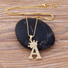 New Luxury Copper Zircon A-Z Crown Alphabet Pendant Chain Necklace Punk Hip-Hop Style Fashion Woman Man Initial Name Jewelry