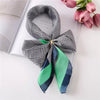 70*70cm Fashion Silk Satin Hair Scarf Women Handkerchief Printed Female Square Head Bandana Small Neck muffler hijab lady girl