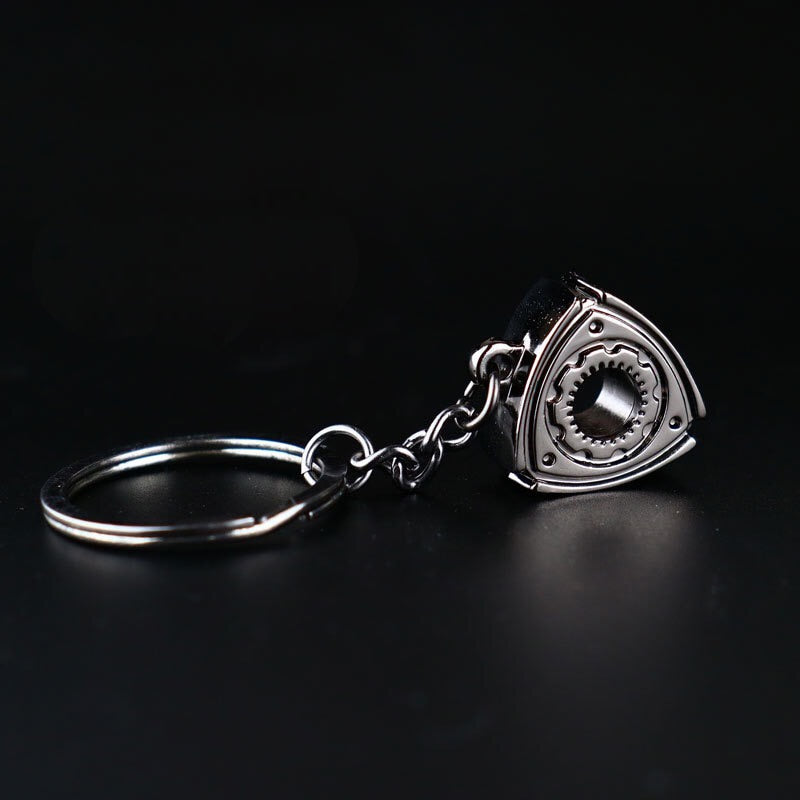 Creative gift car metal keychain turbo gear hub pendant brake disc shock absorber Pendant