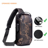 Fashion Crossbody Bag For Men Waterproof USB Multifunction Male Shoulder Bag Anti-Theft mens cross body bag bandolera hombre