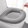 British Plug Toilet Seat Home Winter Thickened Fleece Heating Pad Winter Fleece-Lined Four Seasons Universal Waterproof Toilet