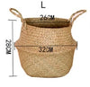 Seaweed Wicker Basket Rattan Hanging Flowerpot Flowerpot Dirty Clothes Dirty Clothes Basket Storage Basket   WF1015