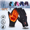 Unisex Touch Screen Winter Gloves Mens Warm Outdoor Cycling Driving Climbing Motorcycle Cold Gloves Waterproof Non-Slip Glove