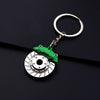 Creative gift car metal keychain turbo gear hub pendant brake disc shock absorber Pendant