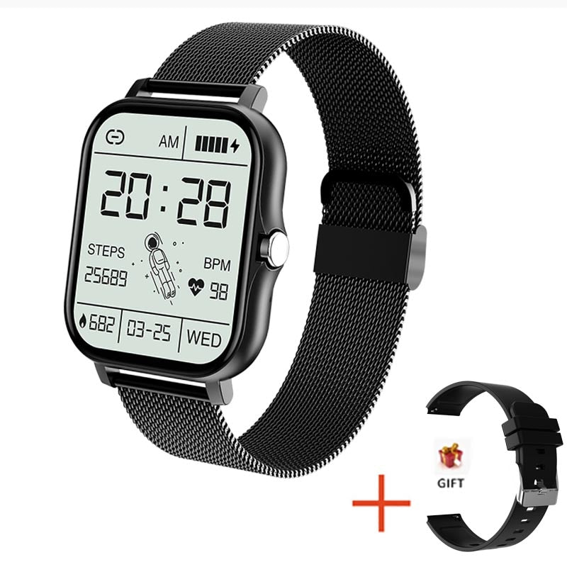 2021 New Women Smart watch Men 1.69" Color Screen Full touch Fitness Tracker Men Call Smart Clock Ladies For Android IOS+BOX