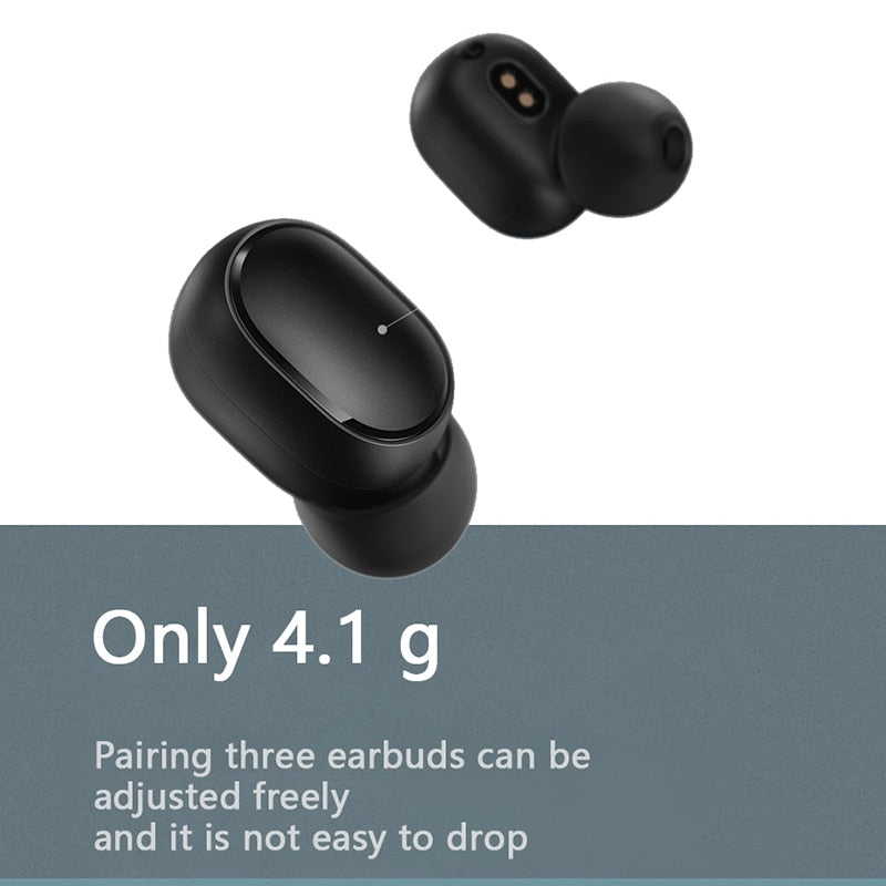 Xiaomi Redmi Airdots s Original Xiaomi Airdots 2 with Bluetooth 5.0 for Gaming Headset Wireless Earbuds with Mic Voice Control