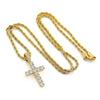 TOPGRILLZ Hip Hop Pico Harvey Cross Pendant Necklace Micro Pave AAAA+ Cubic Zirconia Egyptian Style Necklace 24" 30" Chain