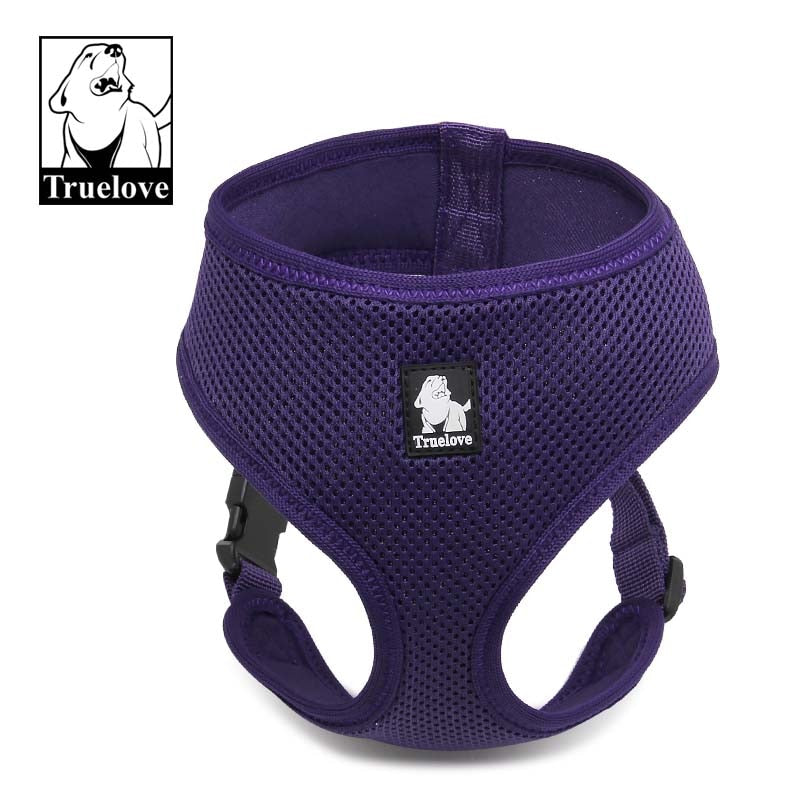 Truelove Puppy Cat Pet Dog Harness Breathable Mesh Nylon Dog Harness Strap Soft Walk Vest Collar For Small Medium Dog 8color