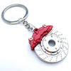 Creative gift car metal keychain turbo gear hub pendant brake disc shock absorber Pendant