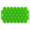 SILIKOLOVE Honeycomb Ice Cube Trays with Removable Lids Silica Gel Ice Cube Mold BPA Free