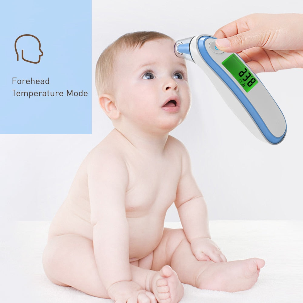 BOXYM Medical Household Infrared Fever Thermometer Digital Baby Adult  Non-contact Laser Body Temperature Ear Thermometer