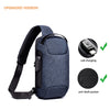 Fashion Crossbody Bag For Men Waterproof USB Multifunction Male Shoulder Bag Anti-Theft mens cross body bag bandolera hombre