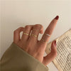 Trendy Gold Butterfly Rings For Women Men Lover Couple Rings Set Friendship Engagement Wedding Open Rings 2021 Jewelry