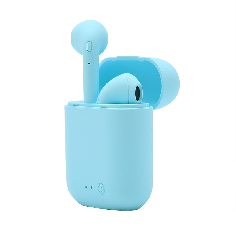 Mini-2 Tws Bluetooth 5.0 Headset Wireless Earphones With Mic Charging Box Mini Earbuds Sports Headphones For Smart Phone New i7s