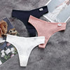 G-string Panties Cotton Women's Underwear Comfortable Casual T back Female Solid Color Low Waist Thong Intimate Lingerie