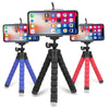 Tripod for Camera Mini Flexible Octopus Tripod for Xiaomi Huawei Phone Clip with Sponge Tripod Adjustable Cellphone Tripod