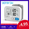 Yongrow Automatic Digital Wrist Blood Pressure Monitor sphygmomanometer Tonometer Tensiometer Heart Rate Pulse Meter BP Monitor