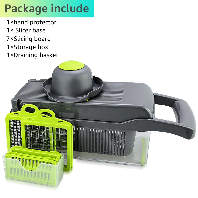 vegetable cutter multifunctional Slicer Fruit  Potato Peeler Carrot Grater Kitchen accessories basket vegetable slicer