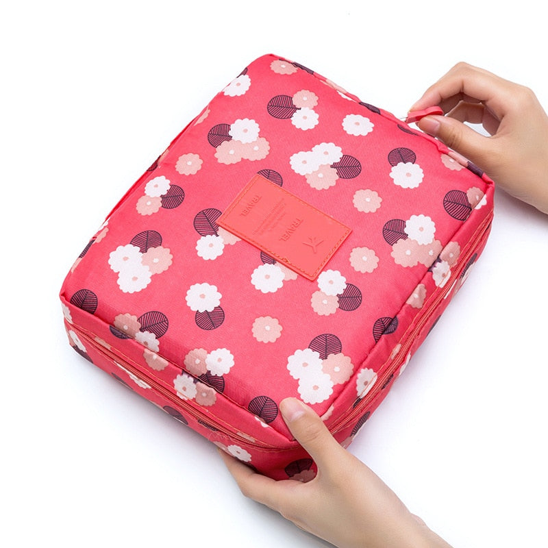 Outdoor Multifunction travel Cosmetic Bag Women Toiletries Organizer Waterproof Female Storage Make up Cases