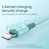 USB Data Cable For iPhone 12 Mini 12 Pro Max X XR 11 XS 8 7 6s Liquid Silicone Charging Cable USB Data Cable Phone Charger Cable