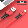 USB Data Cable For iPhone 12 Mini 12 Pro Max X XR 11 XS 8 7 6s Liquid Silicone Charging Cable USB Data Cable Phone Charger Cable