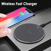 Round Wireless Ultra-Thin Charger New Product 10W Aluminum Alloy Mobile Phone Wireless Charger Gift Android Apple Universal