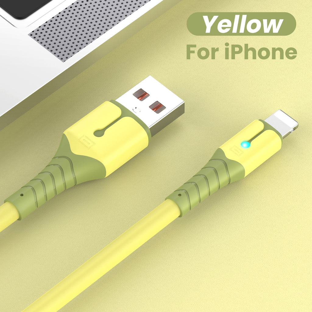 USB Data Cable For iPhone 12 Mini 12 Pro Max X XR 11 XS 8 7 6s Liquid Silicone Charging Cable USB Data Cable Phone Charger Cable