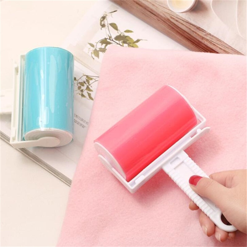 Washable Sticky Hair Clothes Sticky Roller Buddy For Wool Dust Catcher Carpet Sheets Hair Sucking Dust Drum Cleaning Brush Tool