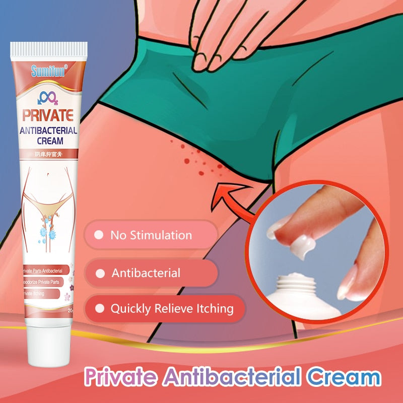 Remove Odor Antibacterial Cream Pussy Underarm Armpit Intimate Deodorant Pruritus Dermatitis Herbal Ointment Anti-itch Oil Skin