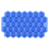 SILIKOLOVE Honeycomb Ice Cube Trays with Removable Lids Silica Gel Ice Cube Mold BPA Free