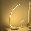 Acrylic Iron Curved Modern Spiral LED