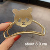 2021 New Women Elegant Gold Silver Hollow Geometric Metal Hair Claw Vintage Hair Clips Headband Hairpin Fashion Hair Accessories