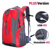 Quality Nylon Waterproof Travel Backpacks Men Climbing Travel Bags Hiking Backpack Outdoor Sport School Bag Men Backpack Women