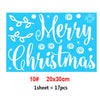 2022 Removable Christmas PVC Static Sticker Santa Elk Window Stickers Beautify Snowflake Wall Decals New Year Party Glass Paste