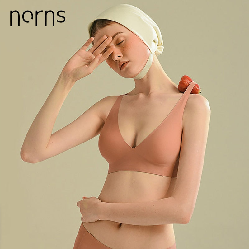 Seamless Bra Wire Free Bra Sexy Triangle Brassiere Soft Women's Push Up Underwear Feminina Small Breast Adjusts Female A B C Cup