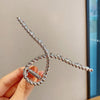 2021 New Women Elegant Gold Silver Hollow Geometric Metal Hair Claw Vintage Hair Clips Headband Hairpin Fashion Hair Accessories