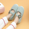 Cotton slippers female winter September post-production soft bottom month cute plush October home anti-slip bag with ladies cotton shoes