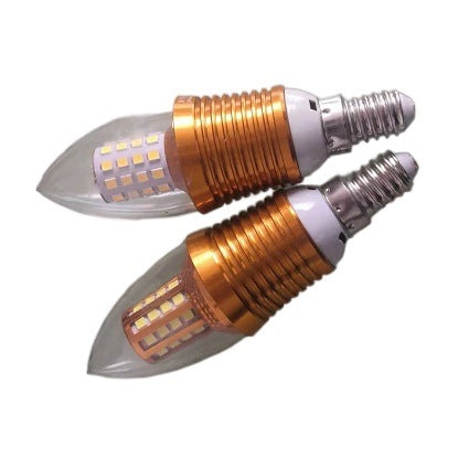 Yaming LED Candle Bulb Spatant Tarping Screw E14E27 Light Source 5W9W