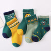 21 new children's socks autumn and winter combed cotton baby cartoon boys and girls middle tube socks big children socks wholesale