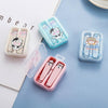 Colors red cartoon printing nail knife two-piece nail nail stainless steel nail scissor curved interfering nail clamp