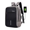 Backpack male USB charging backpack 14 inch computer bag business commuter password lock backpack big middle school students bag