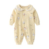 Baby suede spring and autumn cotton A category spring female baby clothes 8 male 7 haha two months 6 months romper